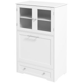 PawHut Dog Feeding Station with Two Storage Cabinets, 2 Elevated Dog Bowls, Side Hooks, Anti-tip Kit, for Feeding & Watering PawHut Dog Feeding Station with Two Storage Cabinets, 2 Elevated Dog Bowls, Side Hooks, Anti-tip Kit, for Feeding & Watering